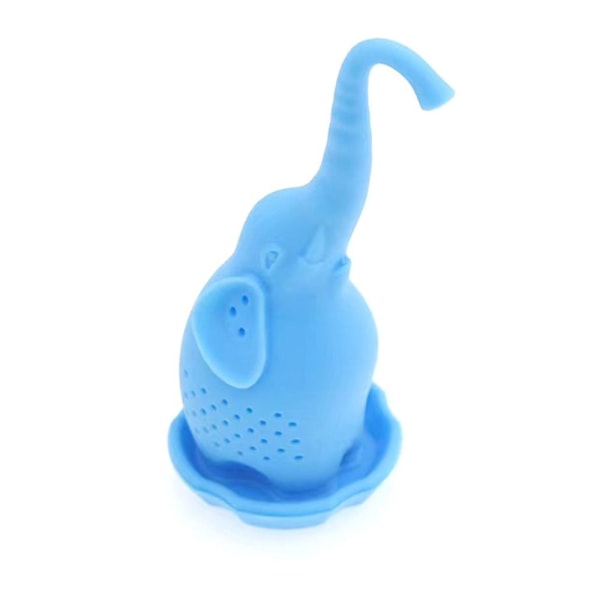 Silikone te Si Animal Tea Infuser BLÅ Blue