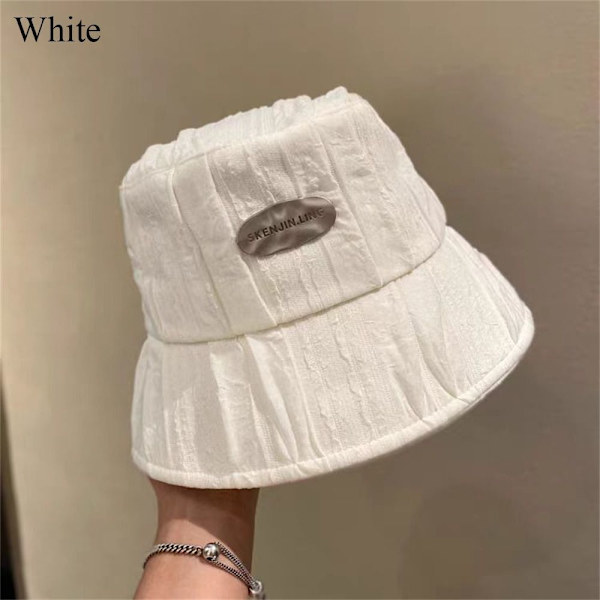 Bøttelue Fisherman Hat HVIT white