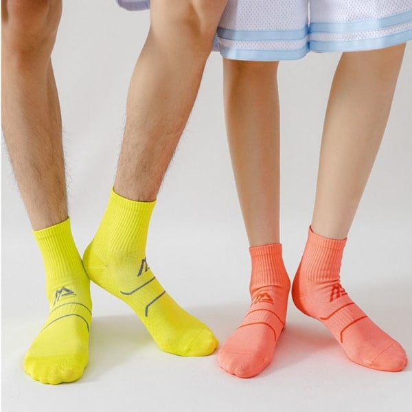 Long Tube Socks Casual Socks KELTAINEN Yellow