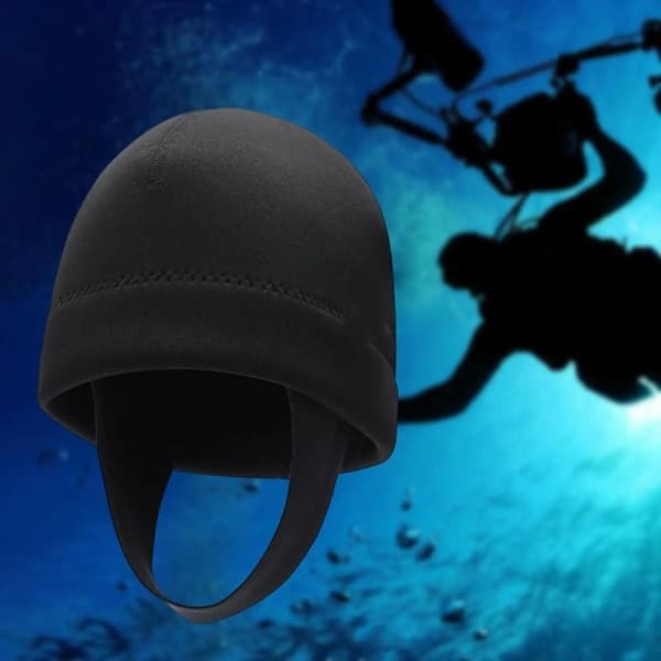Snorklehette Våtdrakthette BLÅ M Blue M