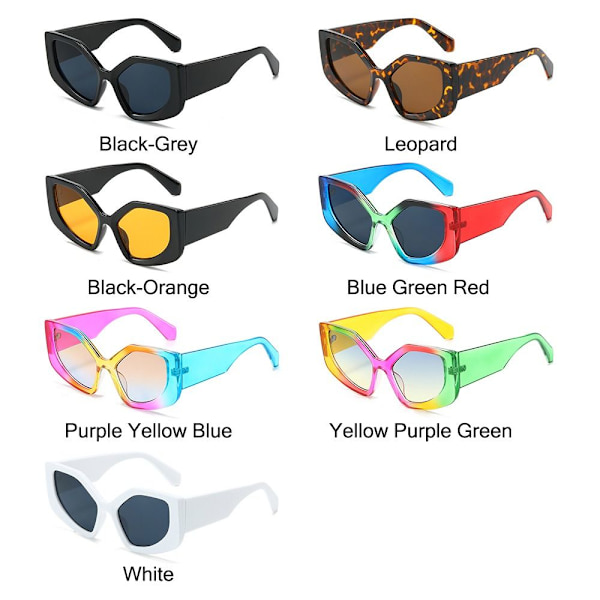 Kat Eye Solbriller Polygon Solbriller LEOPARD LEOPARD Leopard