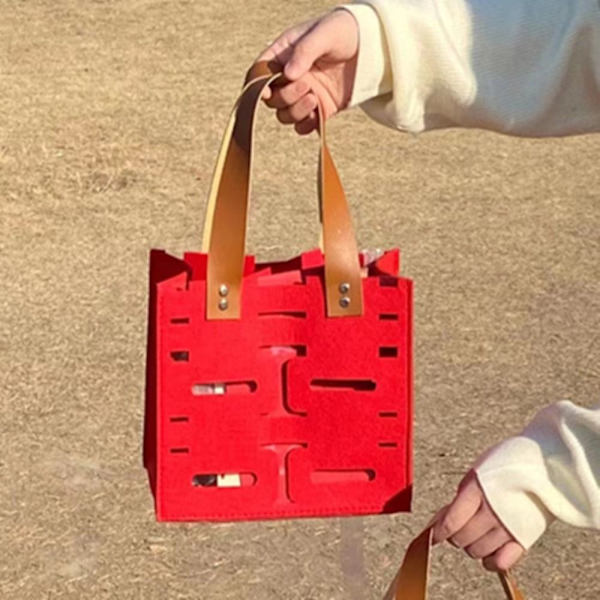 Filt gavepose Candy Lucky Bag 25X22X16CM 25x22x16cm