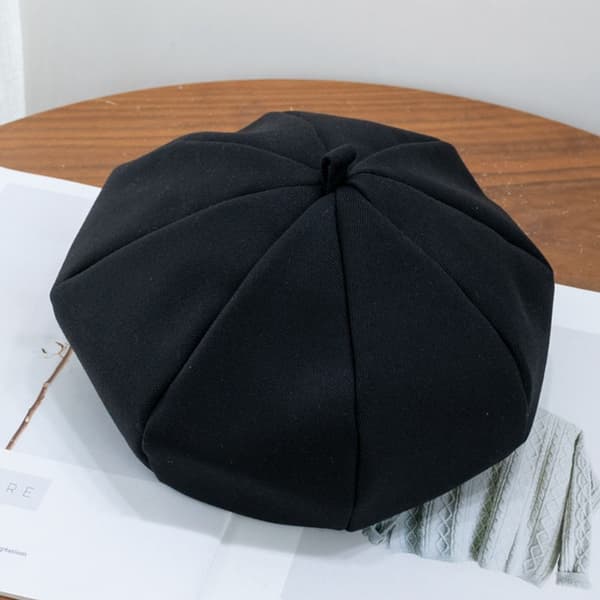 Dame Berets Vinterhatte HVID White