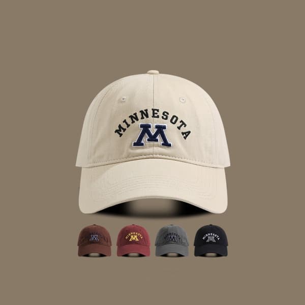 Minimalistisk Broderad Mode Baseballkeps VIT White