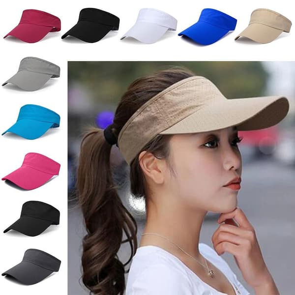 Solhatt Åpen Topp Hatt LYS GRÅ Light Grey