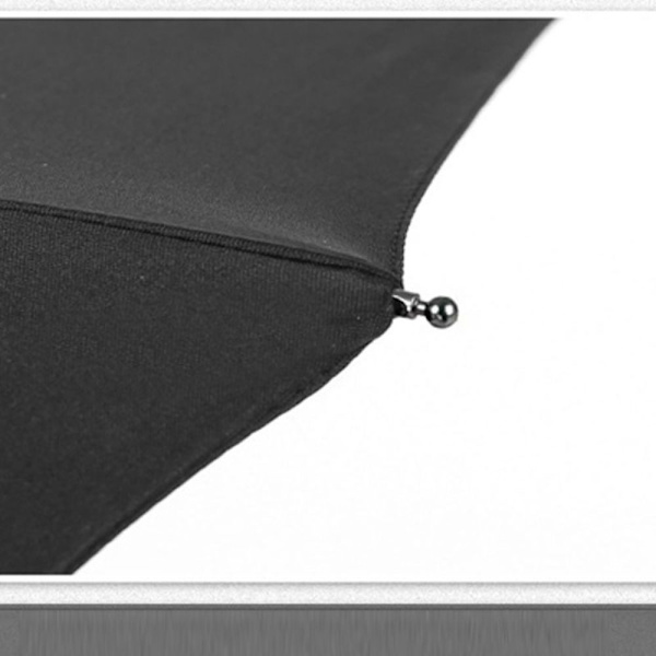 10 Ribs Paraply Store Paraplyer SORT Black