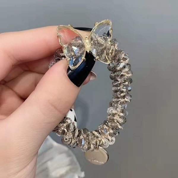 Crystal Butterfly Hårrep Resårer Hårband FÄRG 3 FÄRG 3 Color 3