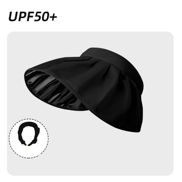 Sun Hat Shell aurinkovarjohattu MUSTA black