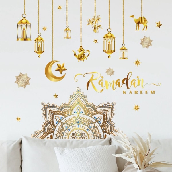 Eid Mubarak Wall Stickers Ramadan Window Stickers STYLE 1 STYLE Style 1