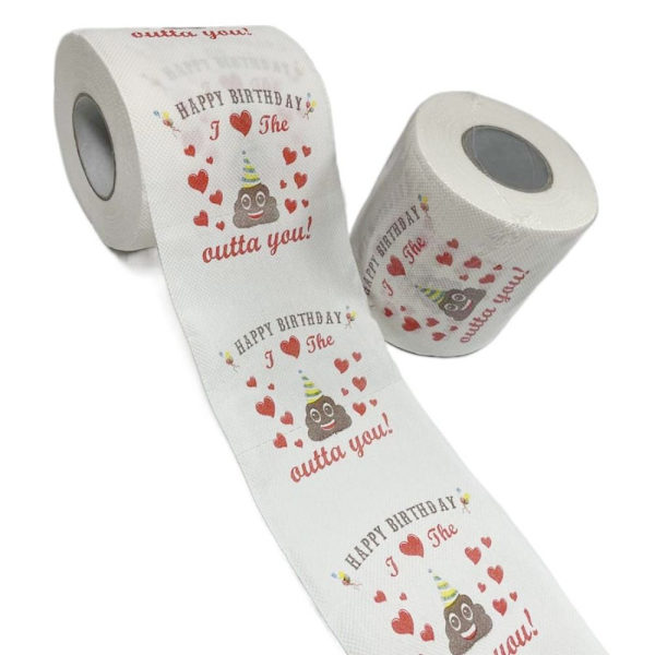 Roliga födelsedagsrullar toalettpapper #3 #3