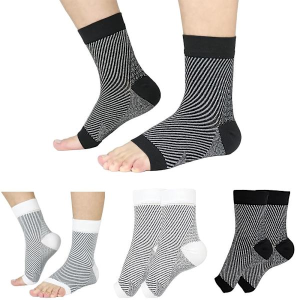 Neuropati Sokker Soothe Relief Compression Socks L/XLBLACK SORT L/XLBlack