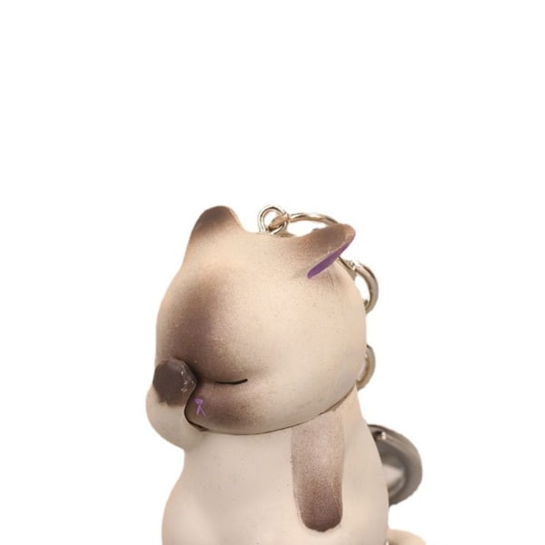 Shy Cat nøkkelring Chubby Kitten Keyring 2 2 2