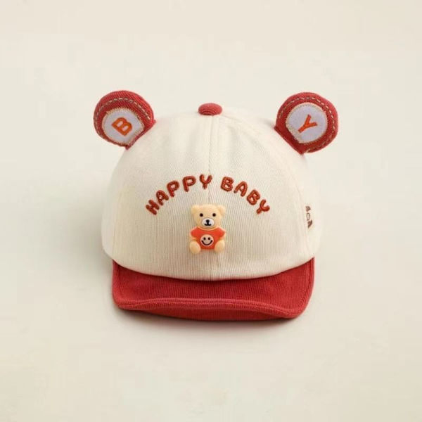 Barn Baseball Caps Baby Peaked Caps RØD red