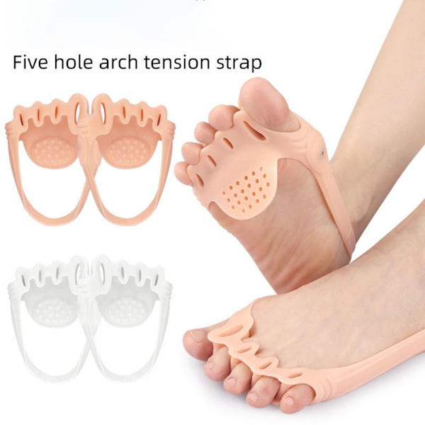 Fem hål Tå Splitter Relief Massage Front Palm HUD HUD Skin