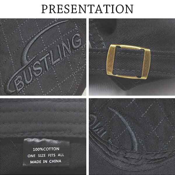 Baskerhatt Cabbie Flat Cap SVART Black