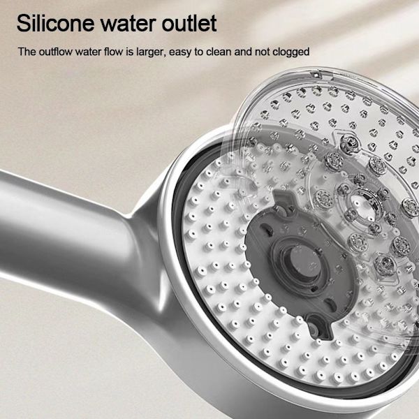 Duschhuvud Vattenbesparande sprinkler VIT white
