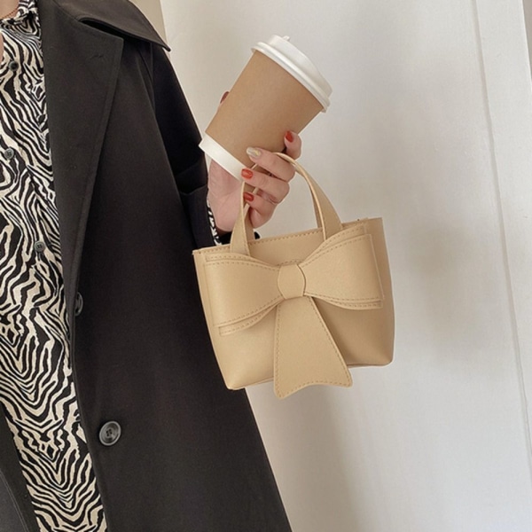 Lille skuldertaske Bow Design håndtasker SORT L black L