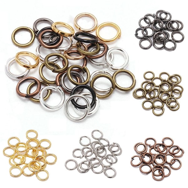 Avaa hyppyrenkaat Split Rings -liittimet 6MM4 4 6mm4