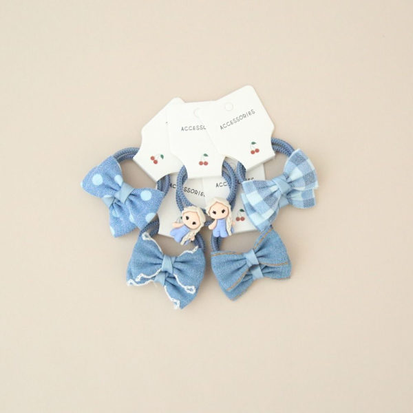 10 stk Elastisk gummibånd Hårbånd Bowknot 3 3 3