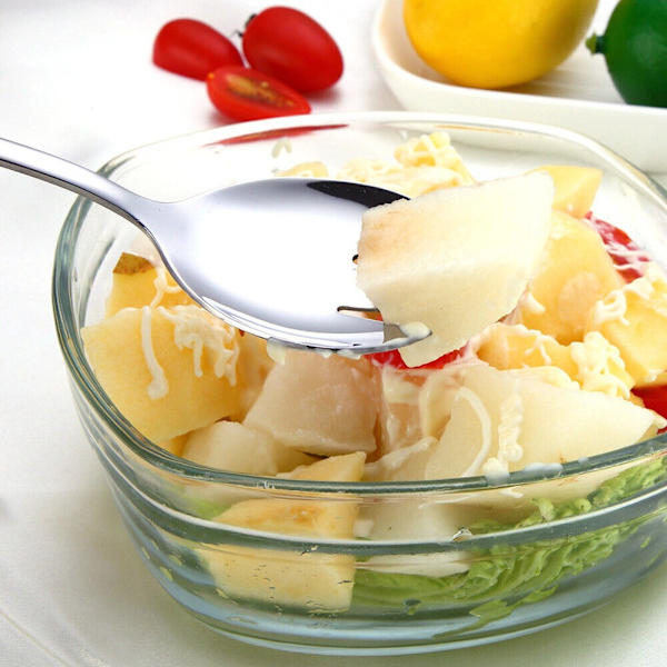 Salatske Shara Gaffel GULD SKE SKE Gold Spoon-Spoon