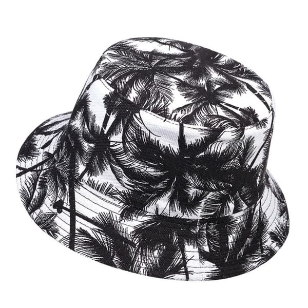 Coconut Tree Bucket Hat Visir Bucket Hat SORT Black