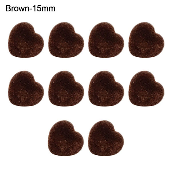 10kpl Kolmionokkaturvaosat RUSKEA 15MM Brown 15mm