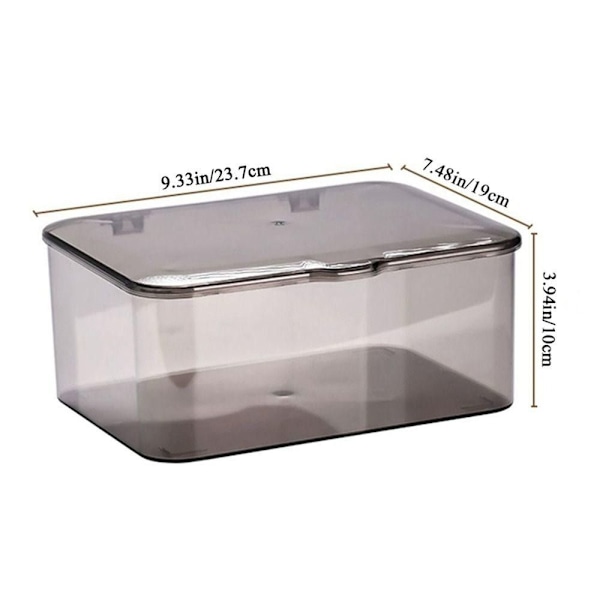 Transparent opbevaringsboks Diverse opbevaringskurv TRANSPARENT transparent