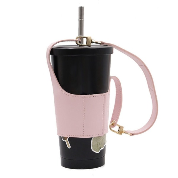 Kaffekoppshylsa Vattenflaskhållare ROSA pink