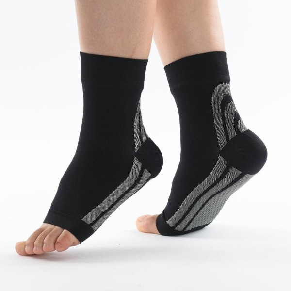 Neuropati Sokker Soothe Relief Compression Socks S/MBLACK SORT S/MBlack