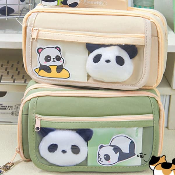 Pencil Case Pennal BEIGE Beige