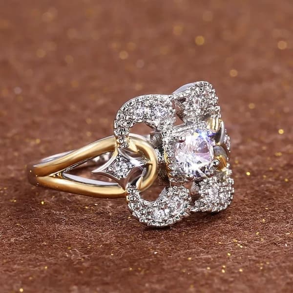 Zirkon Hale Ring Bred Kant Ringer 9 9