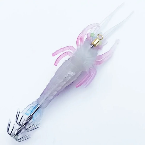 1kpl Pehmeä kalastusuhe Shrimp Squid Hook 04 04 04