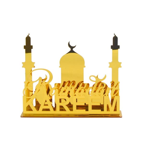 EID Mubarak Bordpynt Ramadan Kareem Dekorasjon 3 3