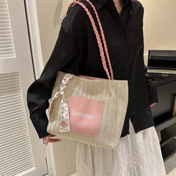 Tygväska Strandväska GRÖN Green