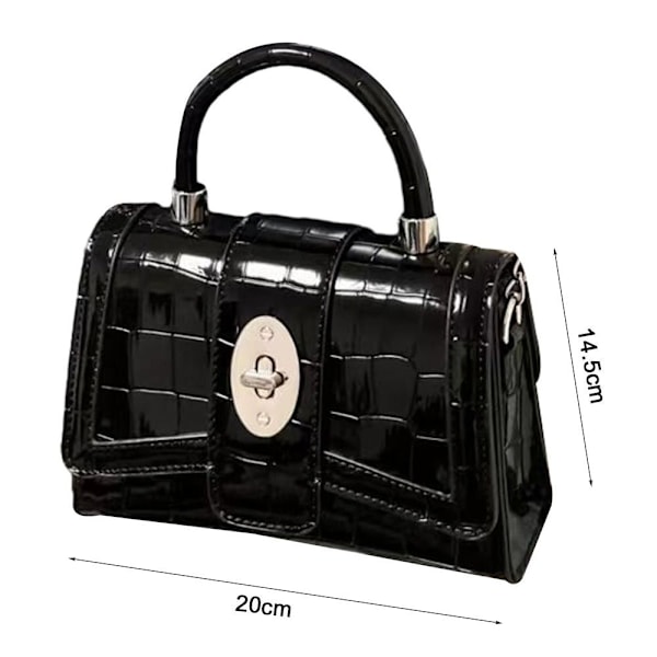 Læder Tote Bags Top Håndtag Taske Crossbody Tasker
