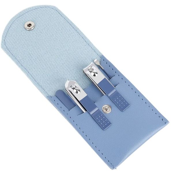 4st/ Set Manikyr Set Nagelklippare Verktyg BLÅ BB Blue B-B