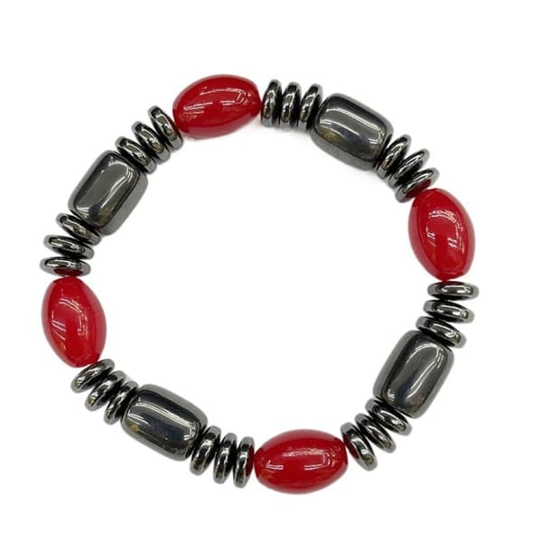 Magnetisk terapiarmbånd Hematittarmbånd DESIGN#2 Design#2