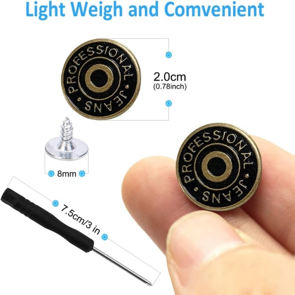 Knapper Suspender Buttons Bukser Buttons
