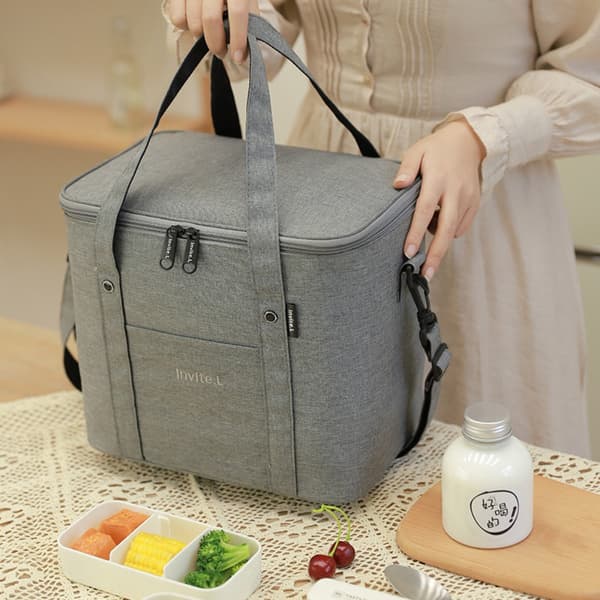 Isolert lunsjbag stor kjølebag BLÅ blue