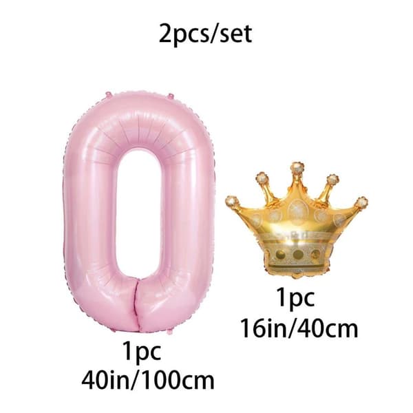 Syntymäpäivänumeropallot Jumbo Numeropallo 2 2 2