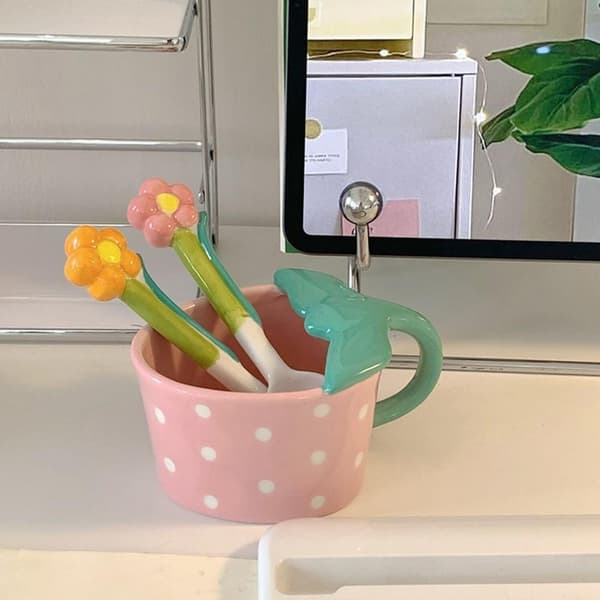 Kaffeske Blomst Teske 3 3 3