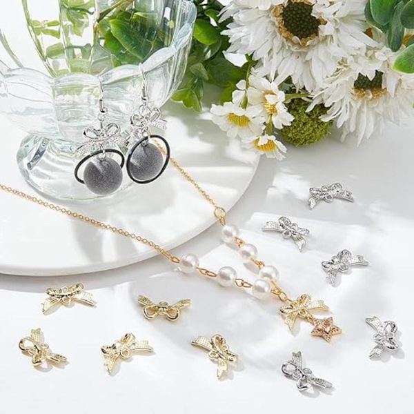 Sløjfe vedhæng Bowknot Link Charm Butterfly Bowknot Charm
