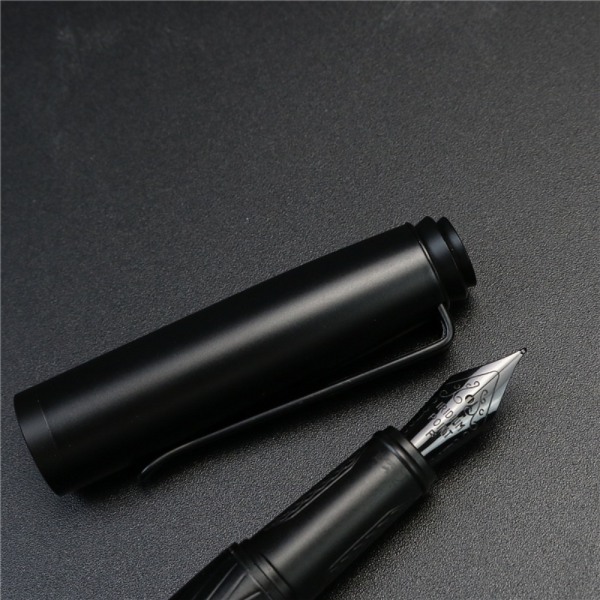 Sort Samurai Fyldepen Metal Fyldepen Smooth Ink Penne