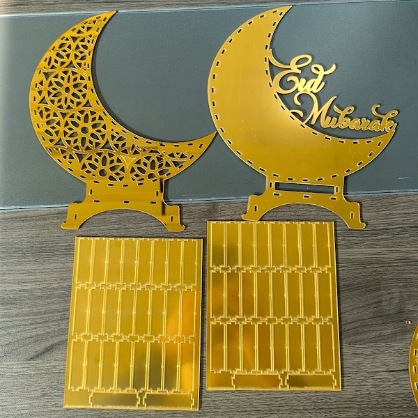 LED lys akryl ornamenter B B B