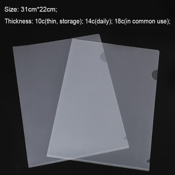 1/5 STK A4 Fil Mappe Dokumentholder 10C 10C 10c