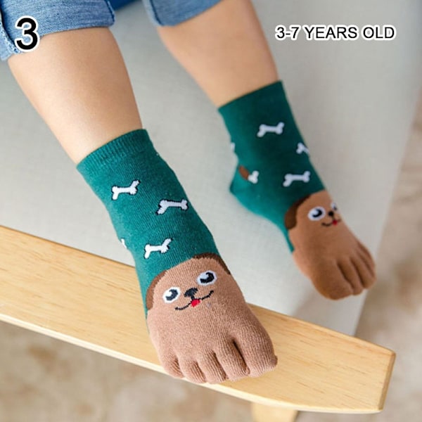 Lange rørstrømper Femfingerstrømper 3-7 ÅR 3 3 3-7 years old3