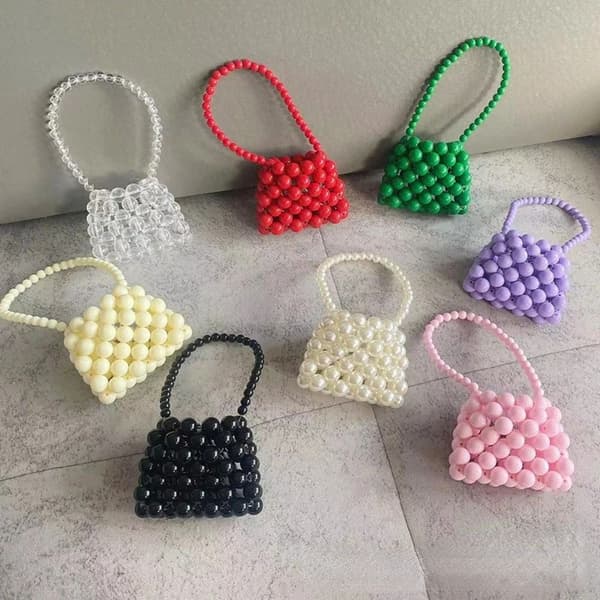 Miniväskor Myntväska PÄRLA pearl