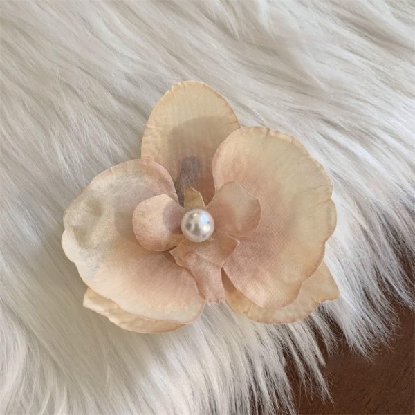Phalaenopsis Blomma Hårnål Sida Anknäbb Clip BEIGE beige