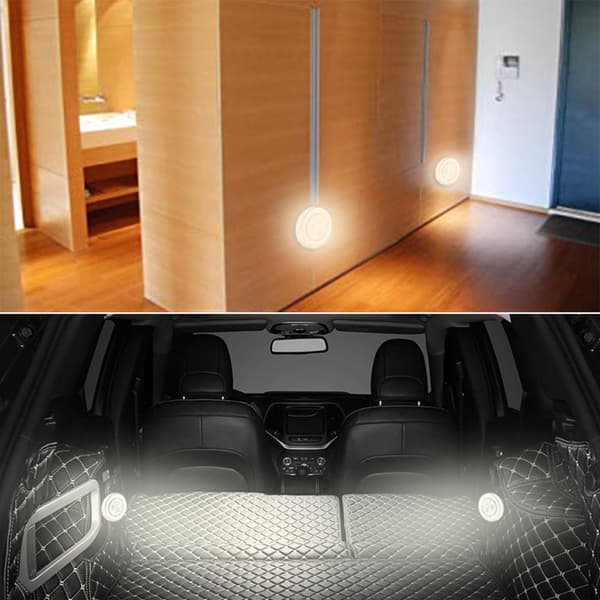 LED-lys Klappelys HVIT 4 STK white 4pcs