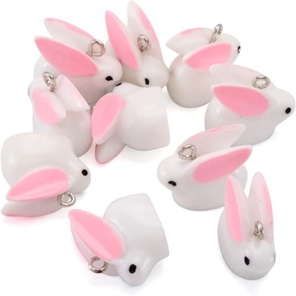 Kanin Resin Charm Tiny Cute Animals Pendant Mini Rabbit Beads